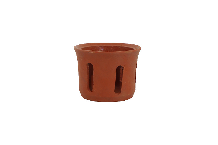 Maceta cilíndrica ranurada